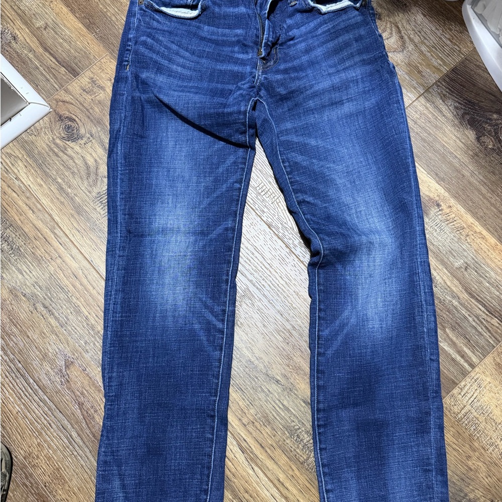 American Eagle Outfitters Men's Dark Blue Straight Jeans